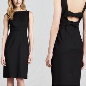 Kate Spade Black Backless Dress with Bow Detail